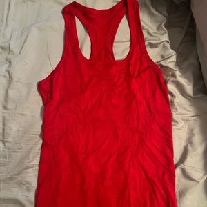 Red Swiftly Tank full length size 8